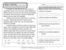 Week 1 Reading Comprehension Worksheet