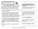 Week 31 Reading Comprehension Worksheet