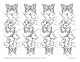 Printable bookmark to color