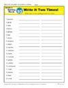 Fourth Grade Spelling Words List – Week 10