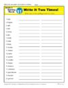 Fourth Grade Spelling Words List – Week 11
