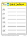 Fourth Grade Spelling Words List – Week 14