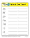 Fourth Grade Spelling Words List – Week 15
