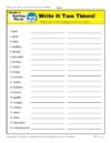 Fourth Grade Spelling Words List – Week 22