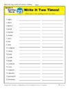 Fourth Grade Spelling Words List – Week 23
