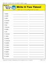 Fourth Grade Spelling Words List – Week 24