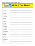 4th Grade Spelling Words - K12reader Weekly Lesson Week 27
