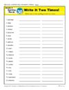 Fourth Grade Spelling Words List – Week 30