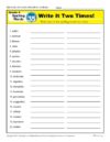 Fourth Grade Spelling Words List – Week 35