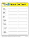 Fourth Grade Spelling Words List – Week 36