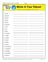 Fourth Grade Spelling Words List – Week 4