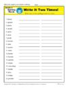 Fourth Grade Spelling Words List – Week 8