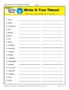 Fifth Grade Spelling Words List – Week 1