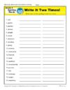 Fifth Grade Spelling Words List – Week 10