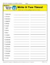 Fifth Grade Spelling Words List – Week 12