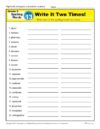 Fifth Grade Spelling Words List – Week 13