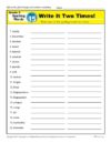 Fifth Grade Spelling Words List – Week 15