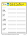 Fifth Grade Spelling Words List – Week 17