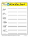 Fifth Grade Spelling Words List – Week 18