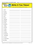 5th Grade Spelling Words - Lesson 19 of 36