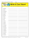 Fifth Grade Spelling Words List – Week 2
