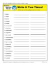 Fifth Grade Spelling Words List – Week 20