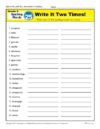 Fifth Grade Spelling Words List – Week 25