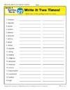 Fifth Grade Spelling Words List – Week 27