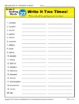 5th Grade Spelling Words - Lesson 27 of 36