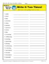 Fifth Grade Spelling Words List – Week 30