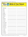 Fifth Grade Spelling Words List – Week 34