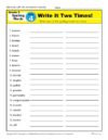 Fifth Grade Spelling Words List – Week 4