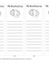 Printable Bookmarks – Book Worm Reading Log