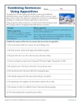 Combining Sentences with Appositives - Free, Printable Practice Activity