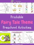 Fairy Tale Themed Printable Activities for Preschool