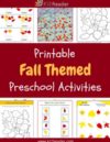 Fall Preschool Theme Activities
