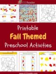Fall Themed Printable Activities for Preschool