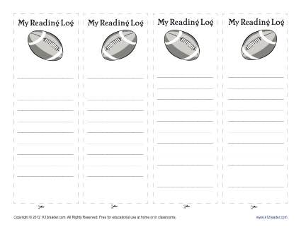 Football Bookmark for Kids