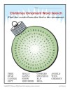 Ornament Word Search Worksheet