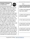 The Pitch and Volume of Sound