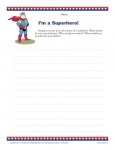 4th and 5th Grade Writing Prompt - Superhero!