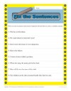 Fix the Sentences
