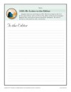1850: My Letter to the Editor
