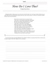 How Do I Love Thee? Supporting Ideas