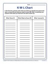 Higher Grades KWL Chart Template