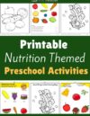 Nutrition Preschool Theme Activities