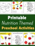 Nutrition Themed Printable Activities for Preschool