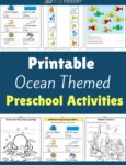 Ocean Themed Printable Activities for Preschool
