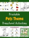 Pets Preschool Theme Activities