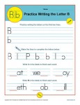 Handwriting Practice Activity - Letter B
